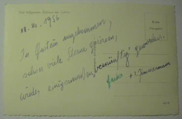 Ansichtskarte Bad Hofgastein, Schlossalm - Schilift (1956)